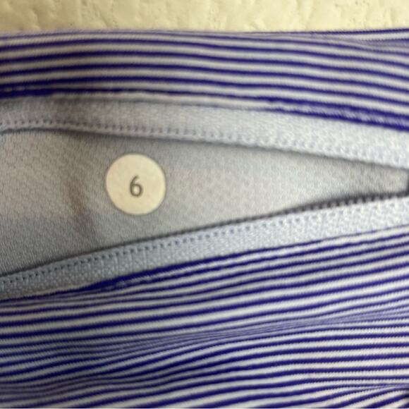 Lululemon Purple purple stripe Run Speed Short Bruised Berry 6 - Picture 4 of 6